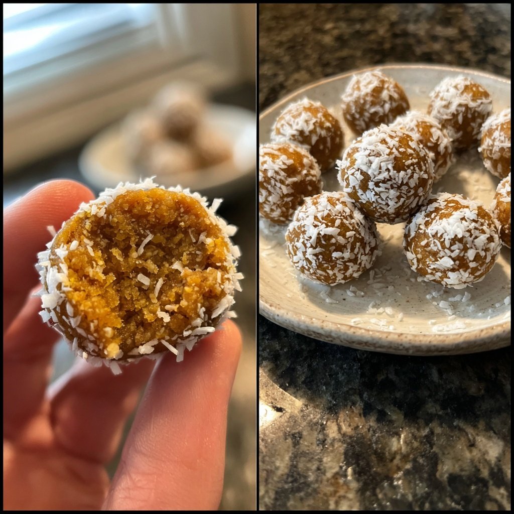Protein Balls with Almond Milk