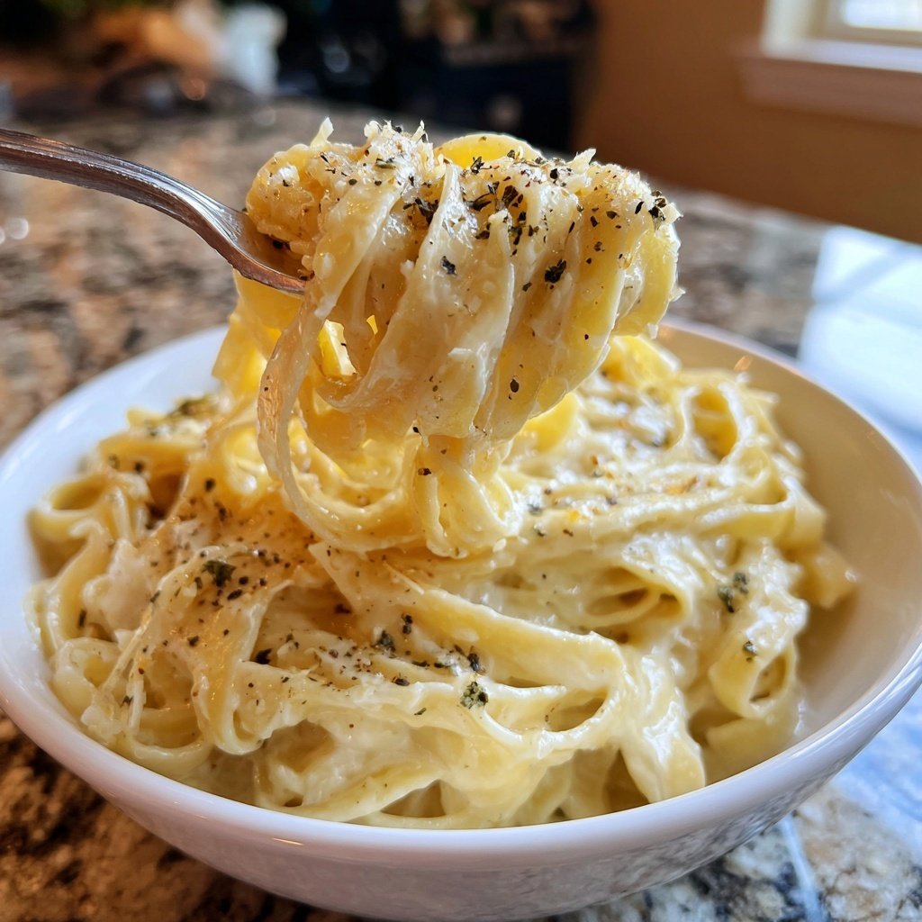 Romantic Lemon Cream Pasta