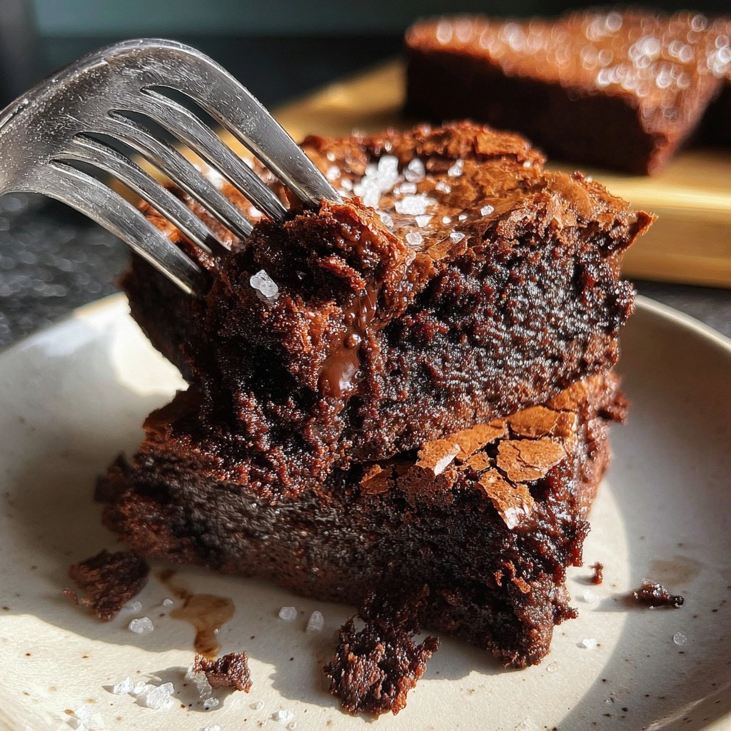 Sourdough Discard Brownies Fudgy