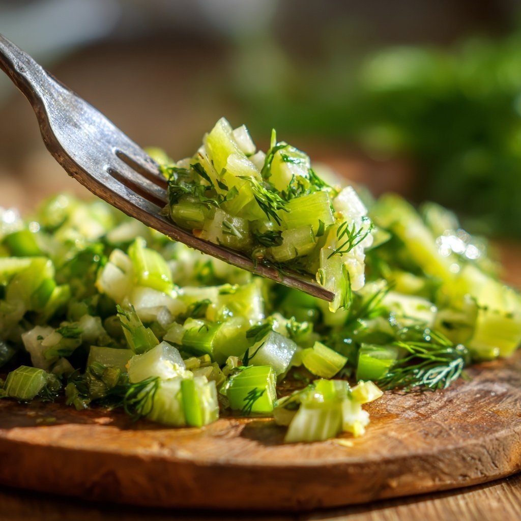 Celery And Dill Garden Salad