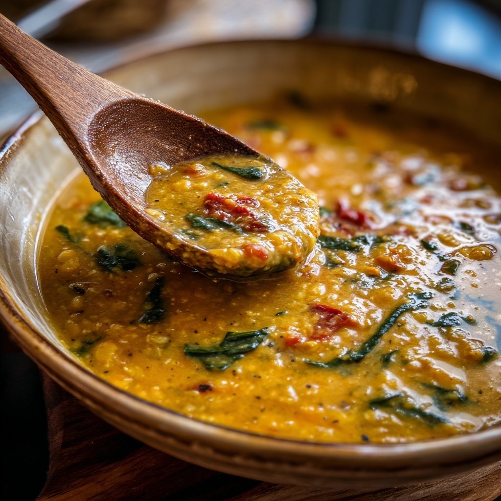 Jamaican Coconut Lentil Soup