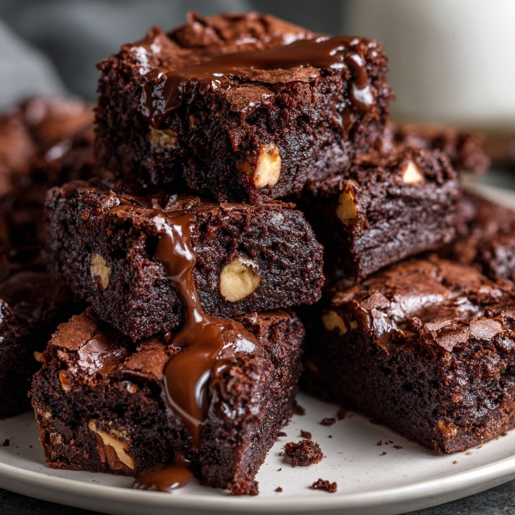 Chocolate Hazelnut Brownies