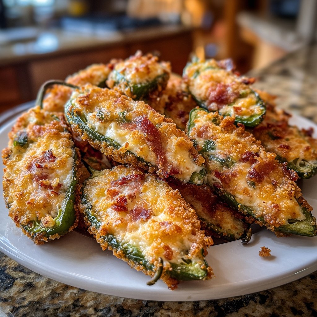 Jalapeno Poppers with Creamy Ranch Filling
