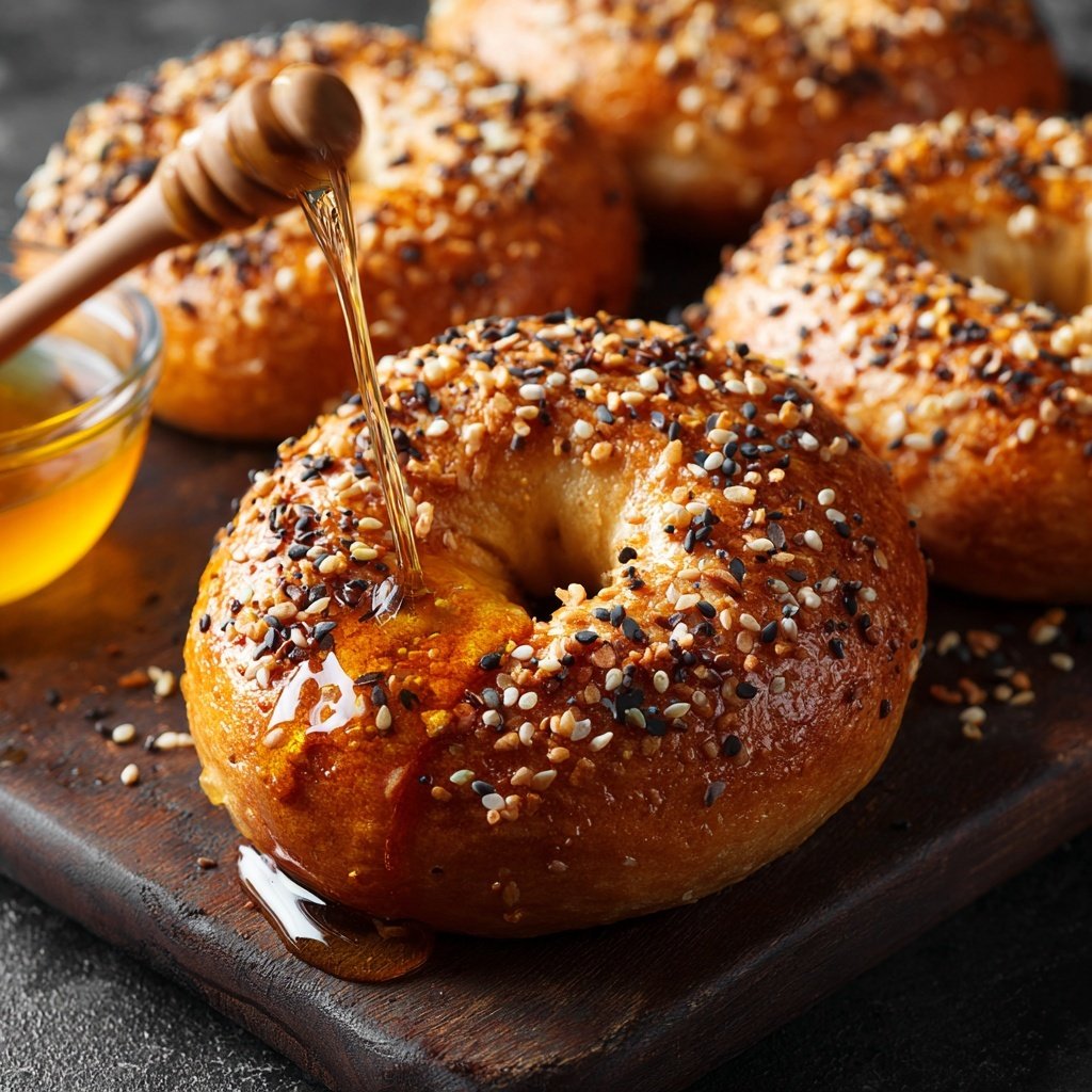 Oven Baked Yogurt Bagels