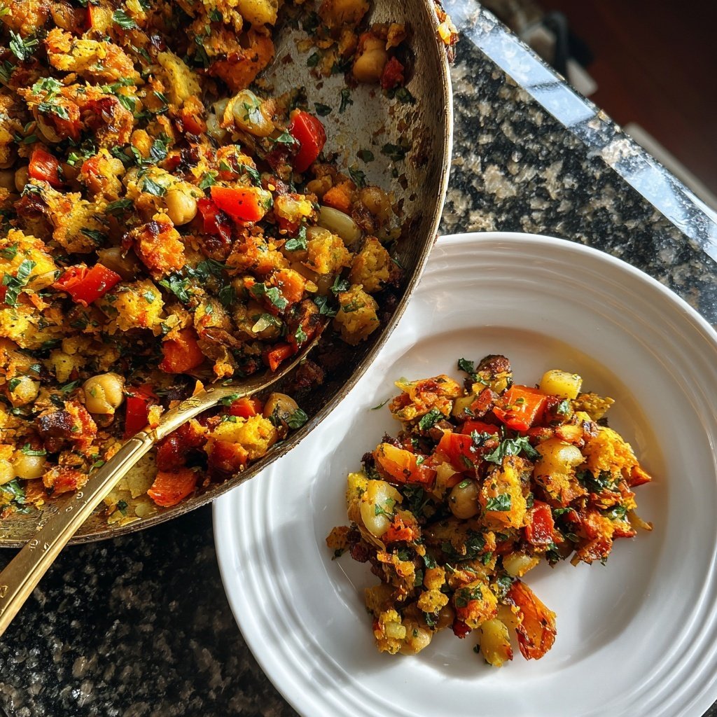 Smoky Chickpea Veggie Hash