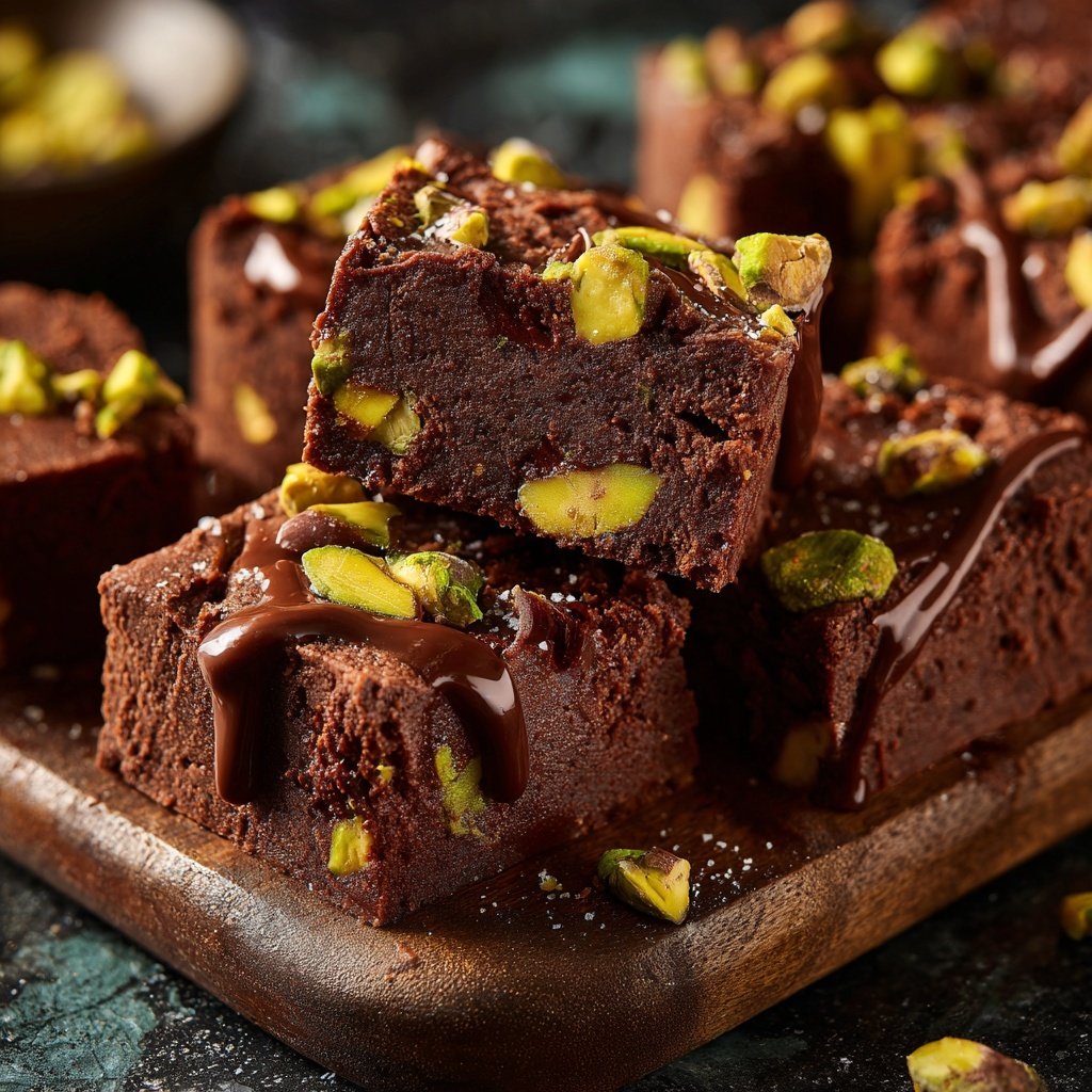 Chocolate Pistachio Snack Fudge