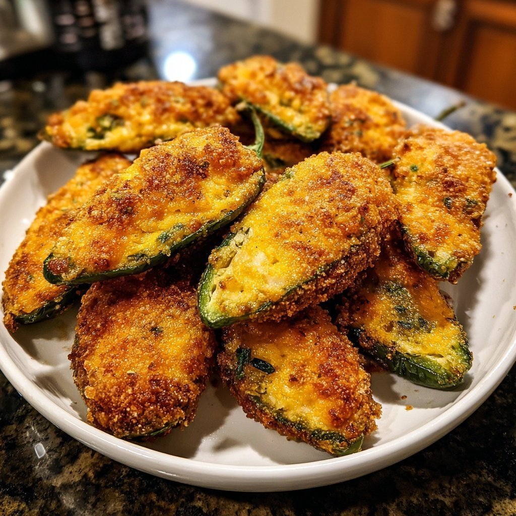 Jalapeno Poppers with Avocado Cream