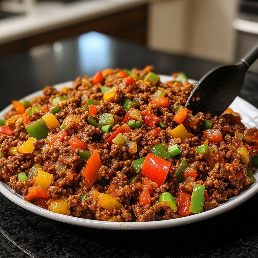 Ground Beef Skillet Asian Style
